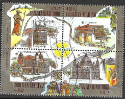 SAN MARINO - 2000 - ANNO SANTO - QUARTINA USATA ( YVERT 1660\3- MICHEL 1867\70 - SS 1710\3) - Used Stamps