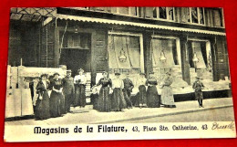 BRUXELLES -  MAGASINS DE LA FILATURE , 43 , Place Ste Catherine      - - Petits Métiers