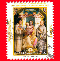 ITALIA - Usato - 2021 - Natale - Madonna Del Cane, Di Bernardino Lanino - In Trono Con S.Bernardino E S.Francesco - B - 2021-...: Usados