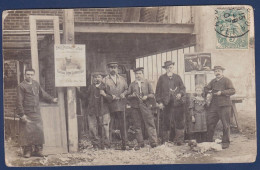 CPA [71] Saône Et Loire > Bourbon Lancy Carte Photo Voir Dos + Autre Carte Publicité - Autres & Non Classés