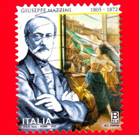 ITALIA - Usato - 2022 - 150 Anni Della Morte Di Giuseppe Mazzini – Ritratto - B 50 G - 2021-...: Gebraucht