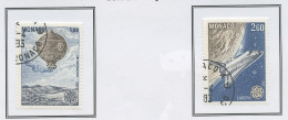Monaco 1983 Y&T N°1365a à 1366a - Michel N°1579C à 1580C (o) - EUROPA - K12,5*13 - Gebruikt