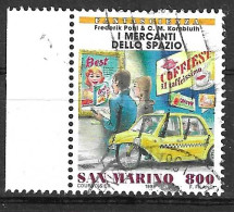 SAN MARINO - 1998 - SECOLO FANTASCIENZA -  USAT0 ( YVERT 1587- MICHEL 1794 - SS 1635) - Used Stamps