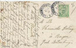 CARTE POSTALE 1914 AVEC CACHET DE LORENTZWEILER - 1907-24 Coat Of Arms