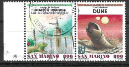 SAN MARINO - 1998 - SECOLO FANTASCIENZA -  USAT0 ( YVERT 1591\2- MICHEL 1798\9 - SS 1639\1640) - Used Stamps