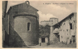 Festes * La Place Du Village , L'église Et Le Château - Andere & Zonder Classificatie