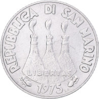 Monnaie, Saint Marin , 2 Lire, 1975, SPL, Aluminium, KM:41 - San Marino