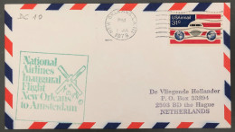 Etats-Unis, Vol Inaugural (DC 10) , NEW ORLEANS / AMSTERDAM 2.7.1978, Enveloppe - (B1649) - Otros & Sin Clasificación