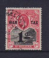 ST HELENA  - 1919 George V Surch. War Tax 1d 1d+1d Used As Scan - Saint Helena Island