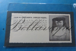 DIERCKX Marie, Dame M.Engelbertha Turnhout 1902, Heverlee; Missie Belgisch-Congo Klooster KIKUMBI Urundi - Ohne Zuordnung