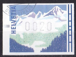 Schweiz Automatenmarke (0020) O/used (A3-56) - Francobolli Da Distributore