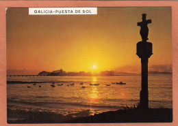 GALICIA - PUESTA DE SOL - COUCHER DE SOLEIL - SUNSET - NEUVE - Autres & Non Classés