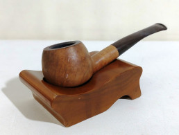 56357 Pipa Di Legno - FUMERIA RIGGIO - Made In Italy - Pipa Fumata - Pipe In Bruyère