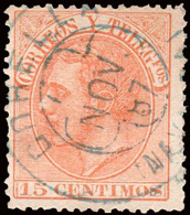 Navarra - Edi O 210 - Mat Trébol Azul "Corella" - Used Stamps