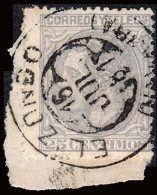 Navarra - Edi O 204 - Fragmento Mat Trébol "Elizondo" - Used Stamps