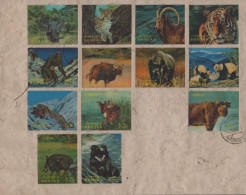 BHUTAN - SET ANIMAL 1970 On Cover HOLOGRAMME /** - Bhutan