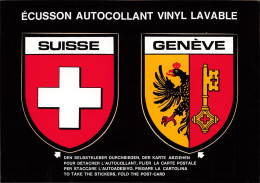 PUBLICITÉ - Écuisson Autocollant Vinyl Lavable - Carte Postale - Pubblicitari