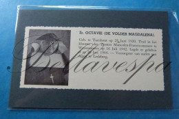 DE VOLDER Magdalena, Zuster Octavie Turnhout 1920 Waasmunster Rusthuis Ledeberg - Unclassified