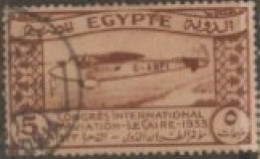 1933 EGYPT STAMP Used On International Aviation Congress - Usati