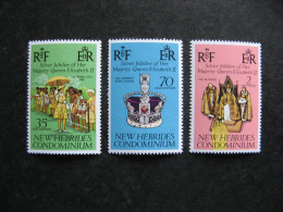 A). Nouvelles-Hébrides: TB Série N° 447 Au N° 449, Neufs XX. - Unused Stamps