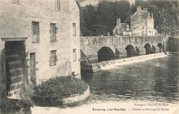 Fresnay Sur Sarthe * Le Moulin Et Le Pont Sur La Sarthe * Minoterie - Autres & Non Classés