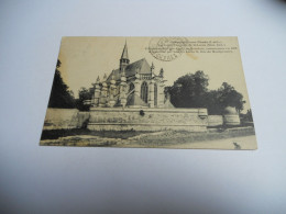 DEP 37 INDRE ET LOIRE CARTE ANCIENNE EN NOIR ET BLANC DE 1923 CHAMPIGNY SUR VEUDE LA SAINTE CHAPELLE DE ST LOUIS FONDEE - Champigny-sur-Veude