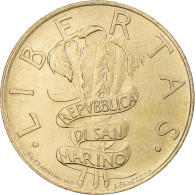 Monnaie, Saint Marin , 200 Lire, 1995, Rome, TTB+, Bronze-Aluminium, KM:329 - San Marino