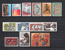 Grecia   1972  .-   Y&T  Nº   1086/1087-1088/1091-1092/1096-1097-1098/1099   ** - Unused Stamps