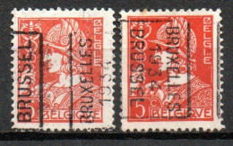 6041 Voorafstempeling Op Nr 336 - BRUXELLES 1934 BRUSSEL - Positie A&B - Roulettes 1930-..