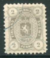 FINLAND 1875 2 P. Perforated 11 Used  Michel 12 Ayb - Used Stamps