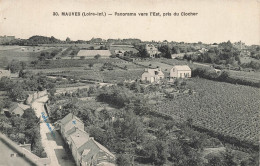 Mauves Sur Loire * Route Et Panorama Vers L'est , Pris Du Clocher - Mauves-sur-Loire