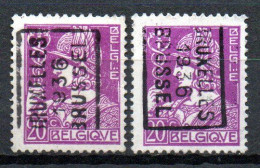 6047 Voorafstempeling Op Nr 338 - BRUXELLES 1936 BRUSSEL - Positie A & B - Roulettes 1930-..