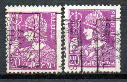 6051 Voorafstempeling Op Nr 338 - BRUXELLES 1937 BRUSSEL - Positie A & B - Roulettes 1930-..