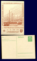 DEUT.REICH Ganzsache (P 225) Mit Priv. Zudruck: LITZMANNSTADT 1942 Postwertzeichenschau Gau Wartheland  #37734 - Private Postwaardestukken