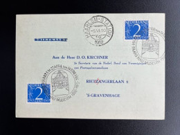 NETHERLANDS 1962 POSTCARD HAARLEM TO 'S GRAVENHAGE 05-06-1962 NEDERLAND AUTOPOSTKANTOOR FRANS HALS - Briefe U. Dokumente