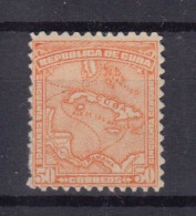 CUBA 1934. MAPA DE CUBA. VALOR DE 50 C.  NUEVO SIN GOMA. EDIFIL 201. - Unused Stamps