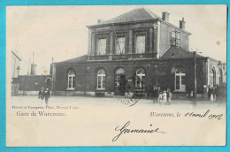 * Waremme - Borgworm (Liège - La Wallonie) * (Heintz Et Bourgeois, Phot Herstal) Gare De Waremme, Bahnhof, Station - Waremme