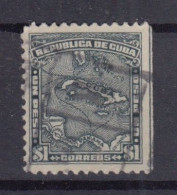 CUBA 1934. MAPA DE CUBA. VALOR DE 1 PESO.  USADO. EDIFIL 202. - Ongebruikt