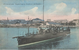 St Nazaire * Appareillage Du Torpilleur " Le Grondeur " * Bateau Navire Guerre - Saint Nazaire