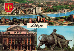 BELGIQUE - Liège -  Multivues - Colorisé - Carte Postale - Liege