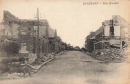 Ribemont * La Rue Blondel * Bombardement Ww1 Guerre 1914 1918 - Autres & Non Classés