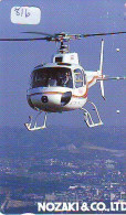 Télécarte Japon Hélicoptère * Telefonkarte Japan * Hubschrauber (816) HELICOPTER * CHOPPER * HELICÓPTERO * HELICOPTER * - Avions