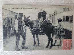 La Rochelle , Costumes Du Pays , âne Monté - La Rochelle