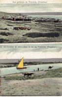 Vue Generale De Tiberiade Palestine Le Jourdain  Se Jetant Dans Le Lac De Tiberiade  Couleur 1911 - Israël