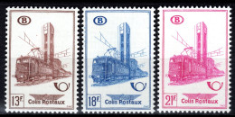 BELGIEN, 1954 Postpaketmarken, Postfrisch ** - Dépliants De La Poste