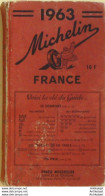 Guide Rouge Michelin 1963 56ème édition France - Michelin (guides)