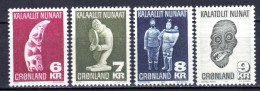 GRÖNLAND, 1977-1980 Freimarken, Postfrisch ** - Neufs