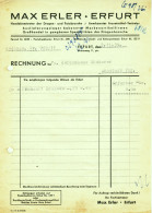 Erfurt Thüringen 1954 Rechnung "Max Erler Großhandel Drogen Fotoartikel Arzneimittel " - Profumeria & Drogheria