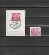 ALLEMAGNE : RDA - ANNEE 1954 - LOT 39 - MI : 445B + BF10 - OBLITERE - - 1950-1970