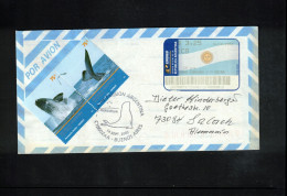 Argentina 2002 Whales Interesting Cover - Cartas & Documentos
